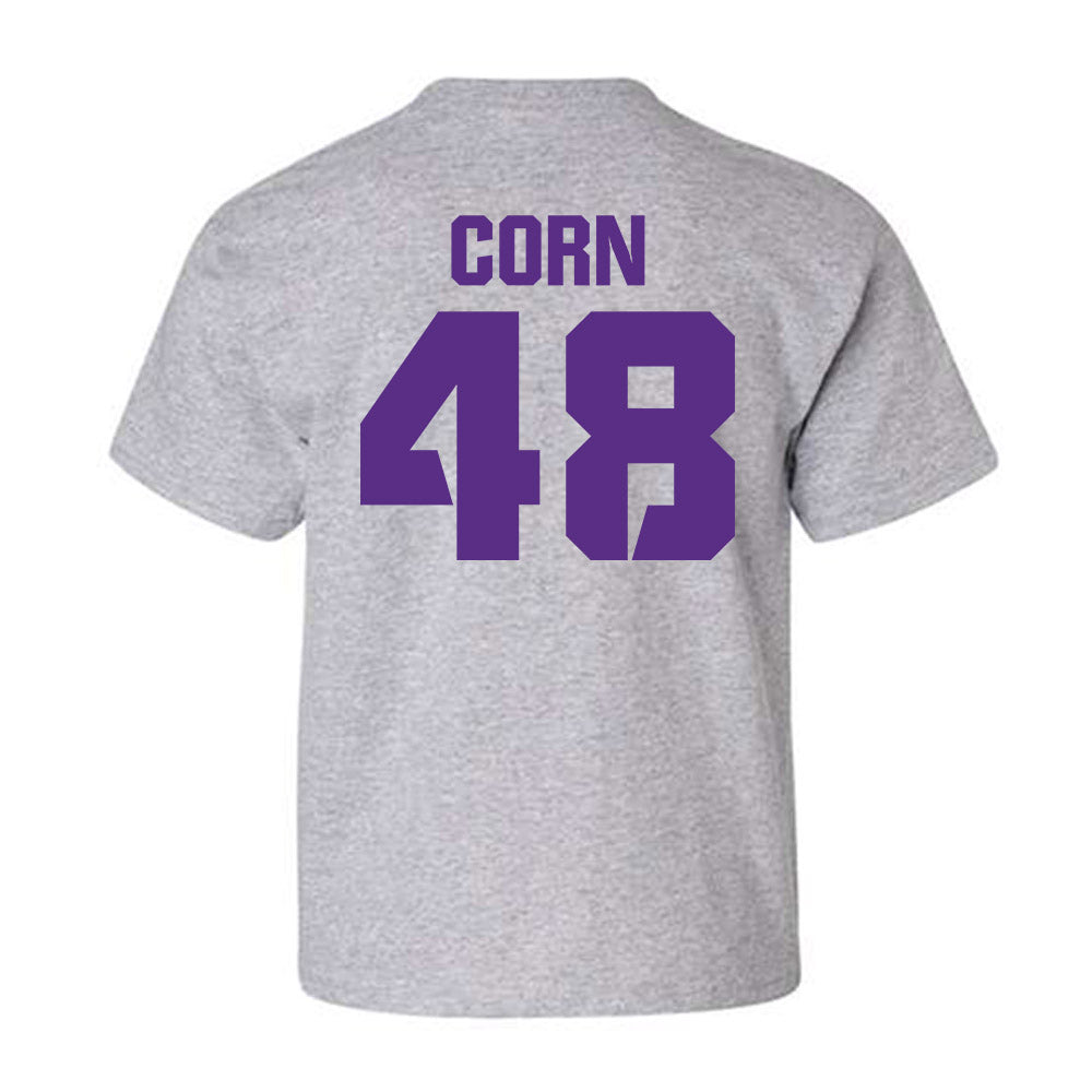 TCU - NCAA Football : Anders Corn - Sports Shersey Youth T-Shirt-1