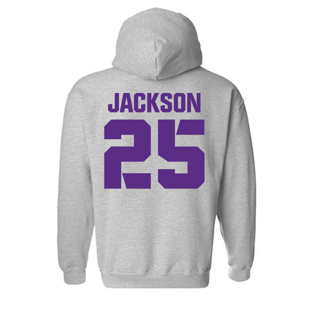 TCU - NCAA Football : Elijah Jackson - Sports Shersey Hooded Sweatshirt-1