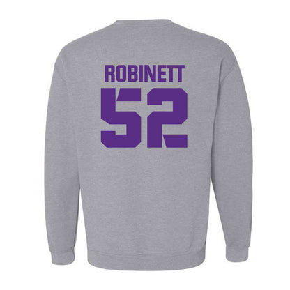 TCU - NCAA Football : Blake Robinett - Sports Shersey Crewneck Sweatshirt-1