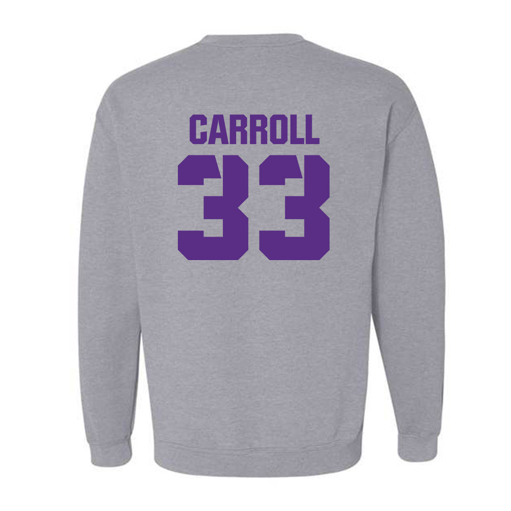 TCU - NCAA Football : Maxwell Carroll - Sports Shersey Crewneck Sweatshirt-1