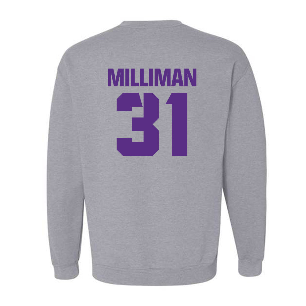 TCU - NCAA Football : Jake Milliman - Sports Shersey Crewneck Sweatshirt