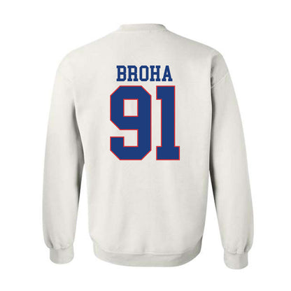 LA Tech - NCAA Football Legends : Matthew Broha - Sports Shersey Crewneck Sweatshirt-1