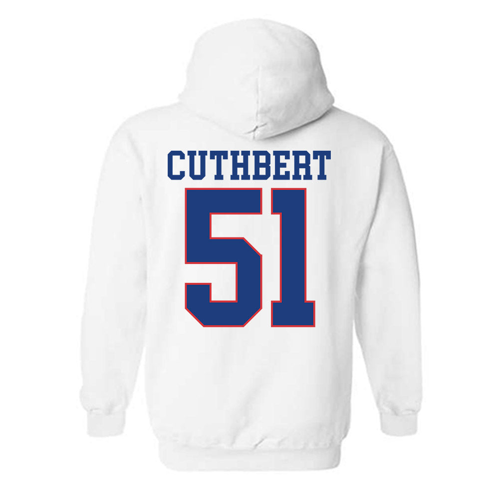 LA Tech - NCAA Football Legends : Josh Cuthbert - Sports Shersey Hooded Sweatshirt-1