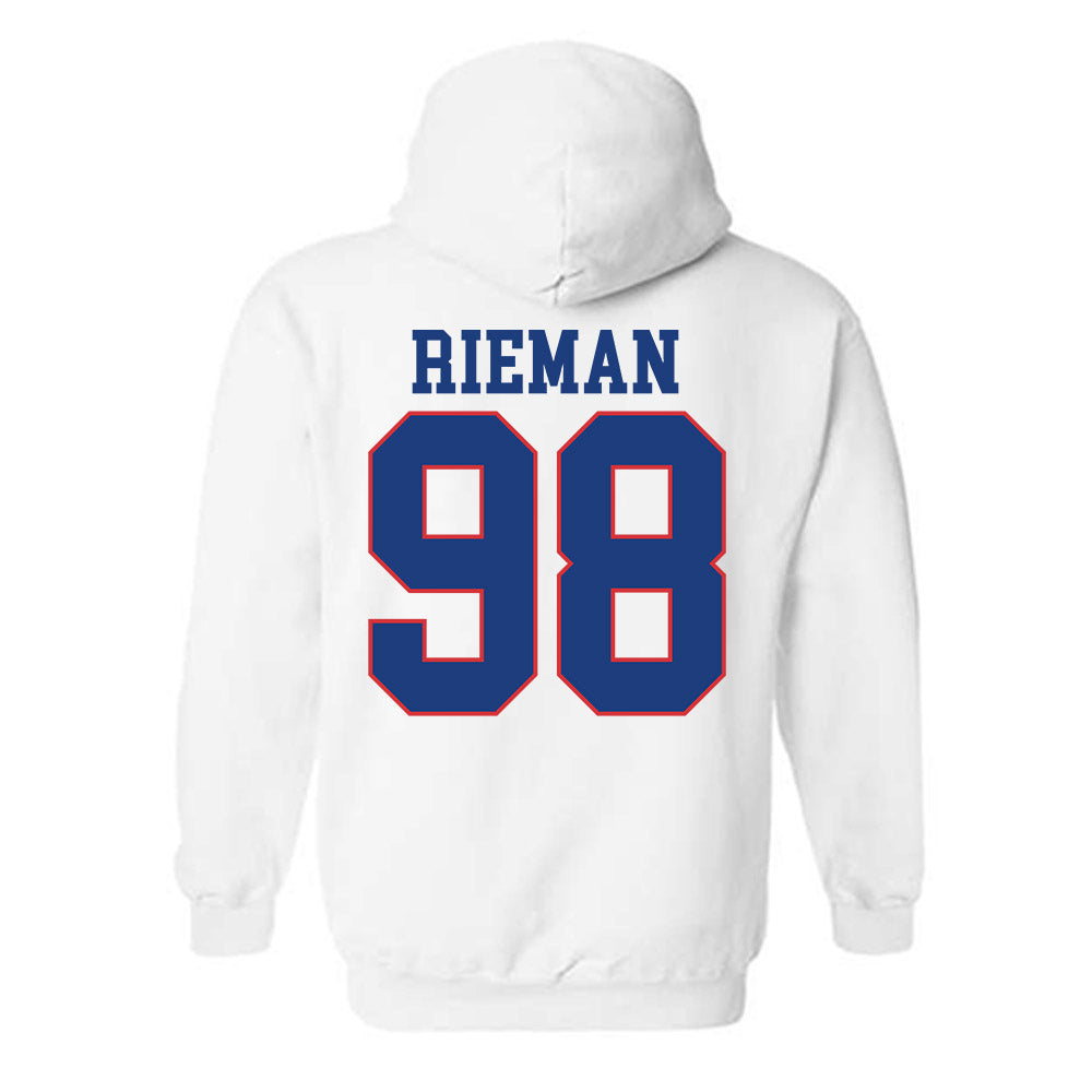 LA Tech - NCAA Football : Donovan Rieman - Sports Shersey Hooded Sweatshirt-1