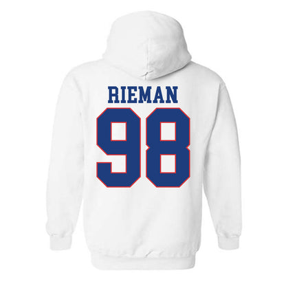 LA Tech - NCAA Football : Donovan Rieman - Sports Shersey Hooded Sweatshirt-1