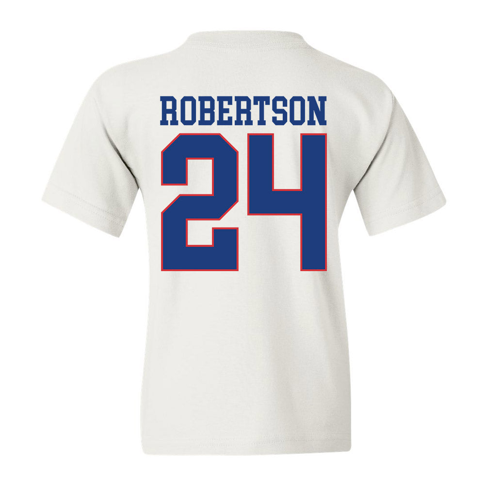 LA Tech - NCAA Football : Fredrick Robertson - Sports Shersey Youth T-Shirt