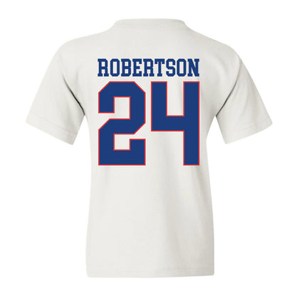 LA Tech - NCAA Football : Fredrick Robertson - Sports Shersey Youth T-Shirt