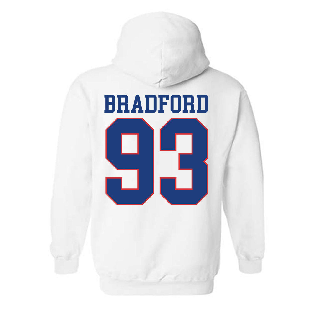 LA Tech - NCAA Football : Jacob Bradford - Sports Shersey Hooded Sweatshirt-1