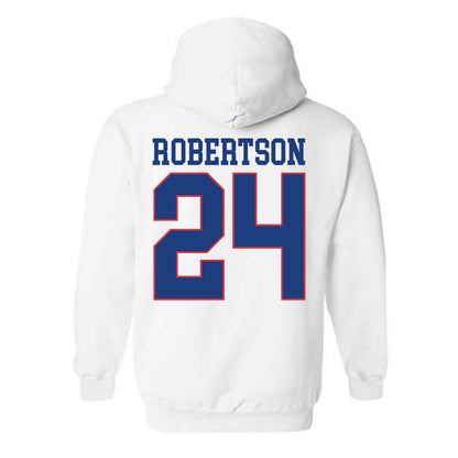 LA Tech - NCAA Football : Fredrick Robertson - Sports Shersey Hooded Sweatshirt