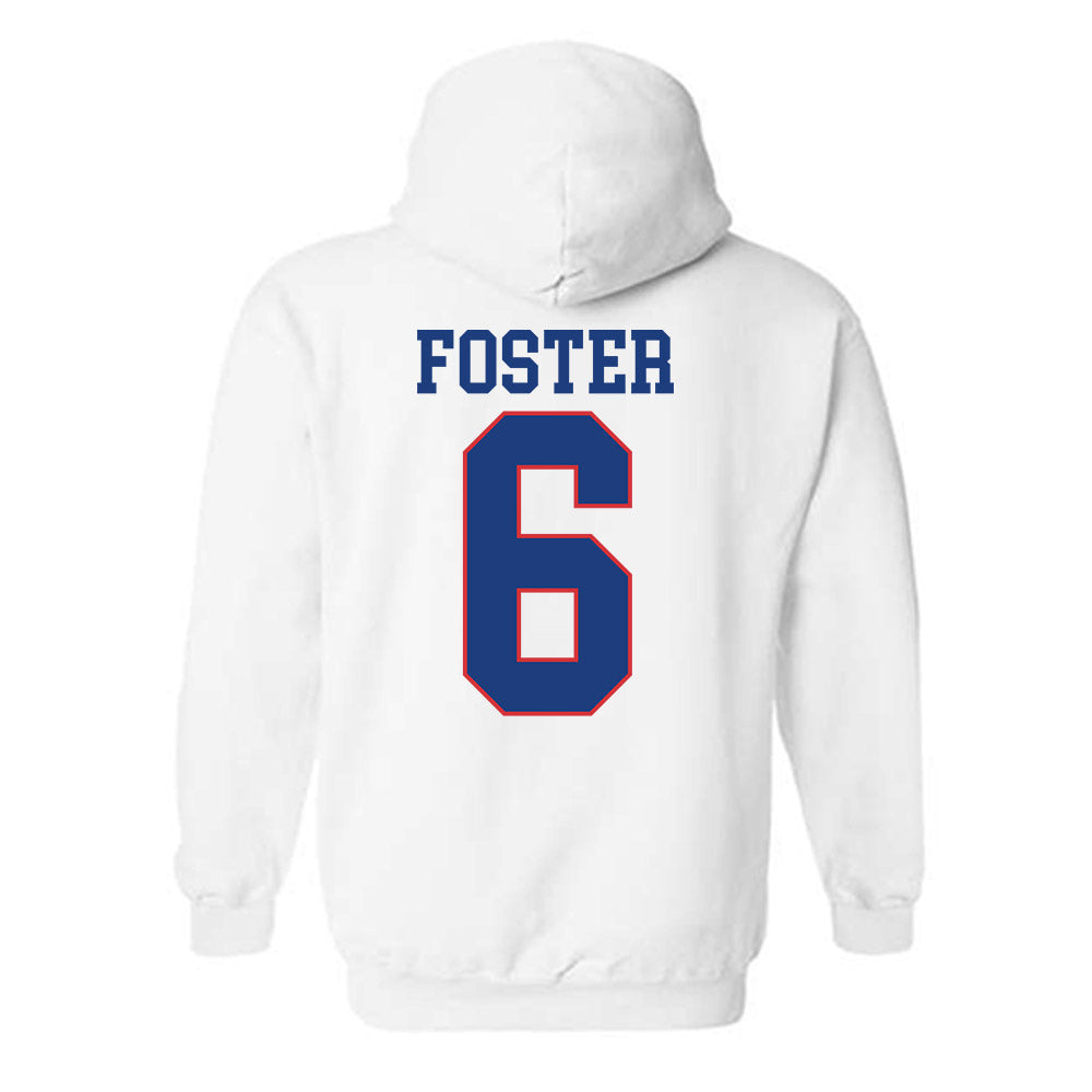 LA Tech - NCAA Football : Jakari Foster - Sports Shersey Hooded Sweatshirt-1