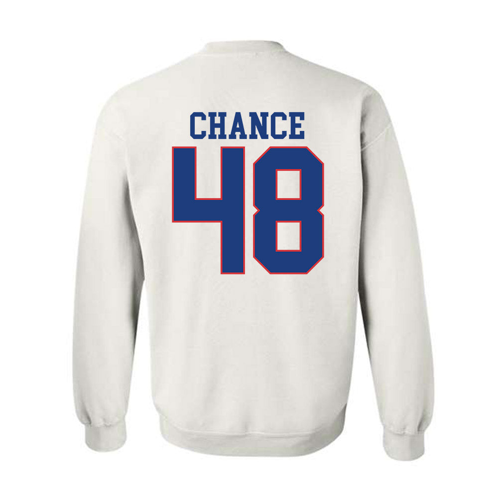 LA Tech - NCAA Football : John Hoyet Chance - Sports Shersey Crewneck Sweatshirt-1