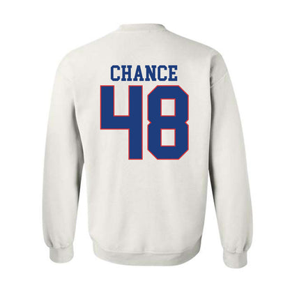 LA Tech - NCAA Football : John Hoyet Chance - Sports Shersey Crewneck Sweatshirt-1