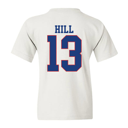 LA Tech - NCAA Football : Cameron Hill - Sports Shersey Youth T-Shirt-1