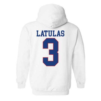 LA Tech - NCAA Football : Dedrick Latulas - Sports Shersey Hooded Sweatshirt-1