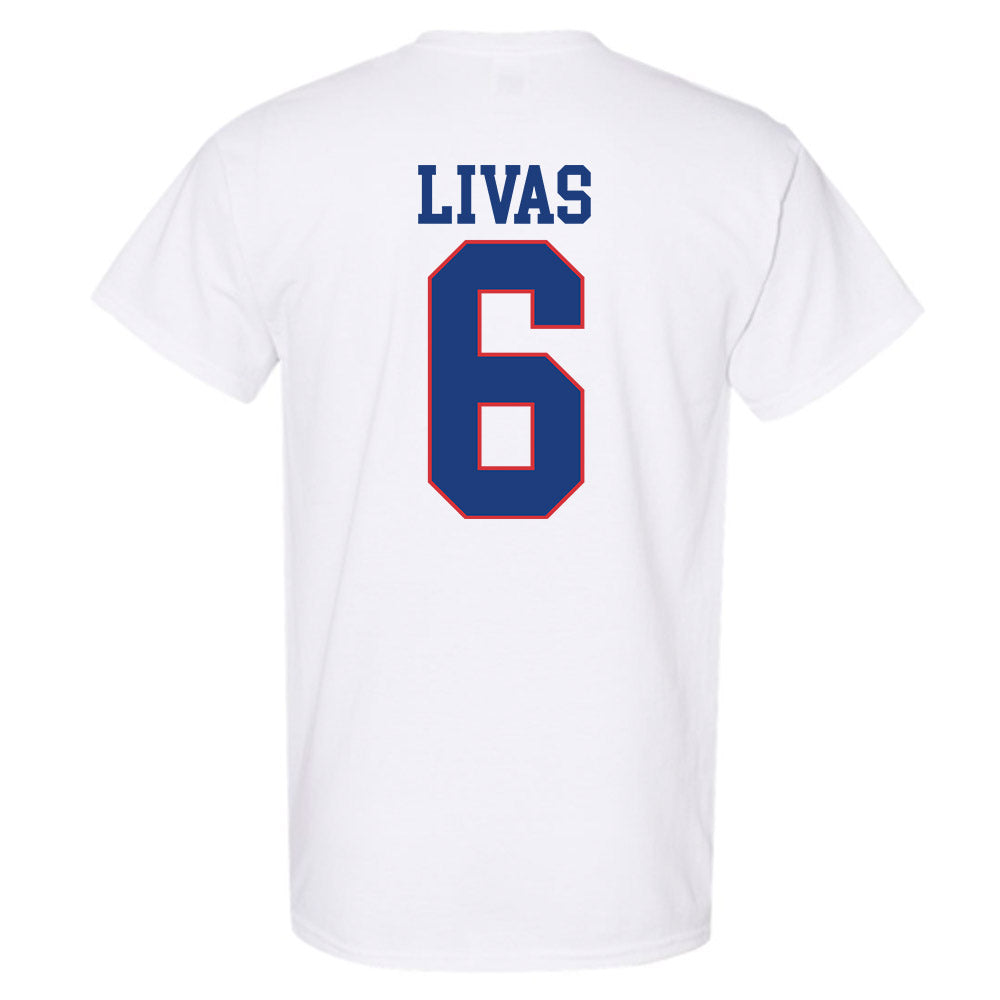 LA Tech - NCAA Football Legends : Phillip Livas - Sports Shersey T-Shirt-1