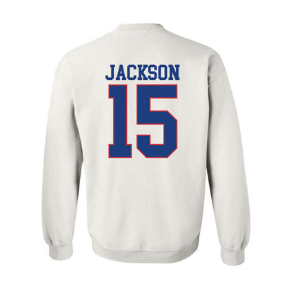 LA Tech - NCAA Football : Jay-T Jackson - Sports Shersey Crewneck Sweatshirt-1