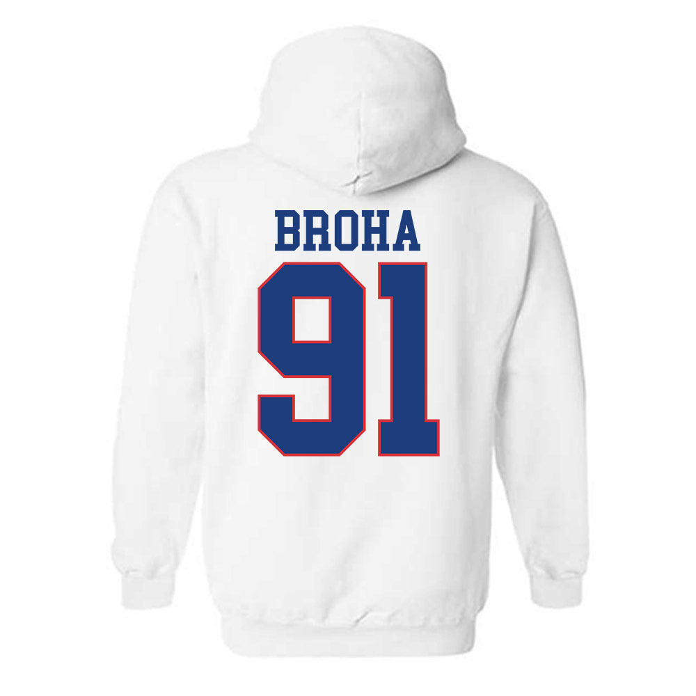 LA Tech - NCAA Football Legends : Matthew Broha - Sports Shersey Hooded Sweatshirt-1