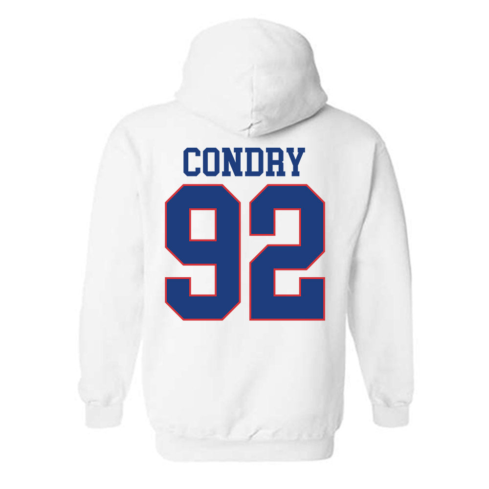 LA Tech - NCAA Football : Sterling Condry - Sports Shersey Hooded Sweatshirt-1