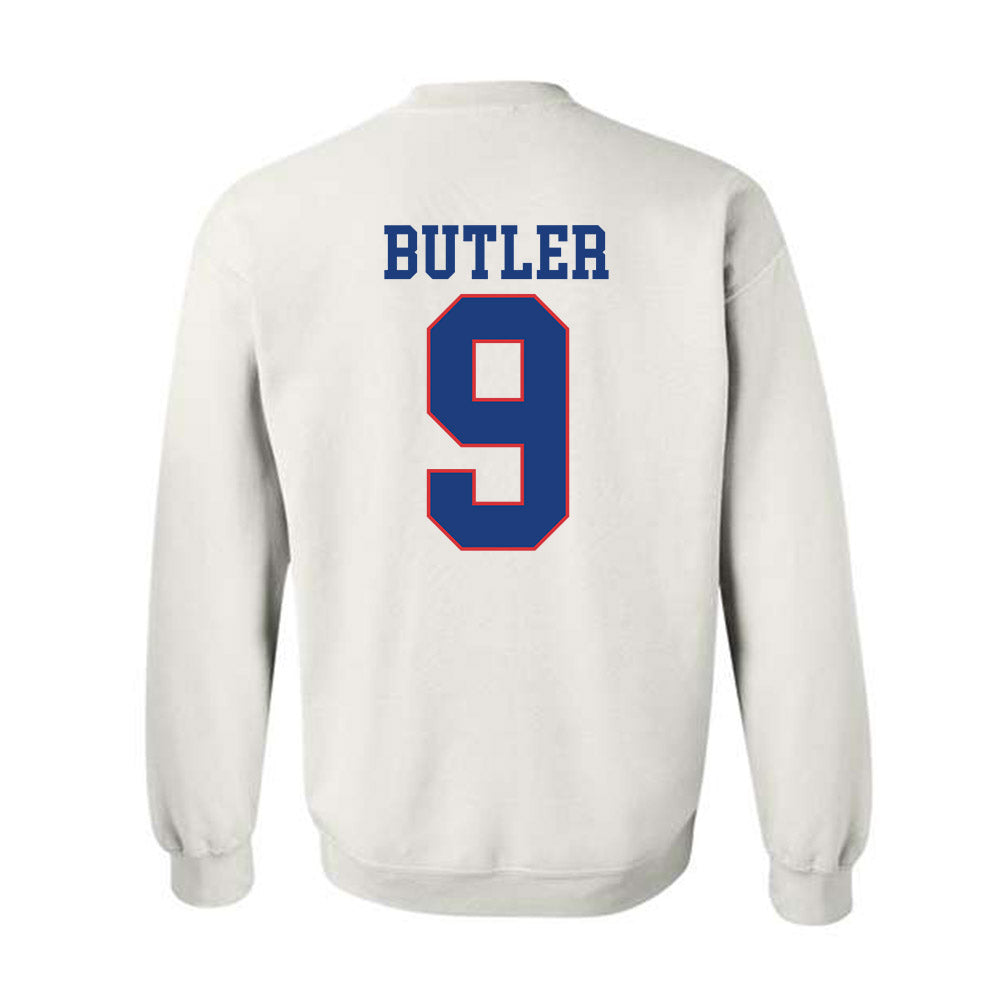 LA Tech - NCAA Football Legends : Vernon Butler - Sports Shersey Crewneck Sweatshirt-1