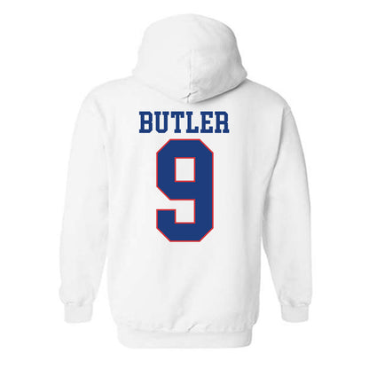 LA Tech - NCAA Football Legends : Vernon Butler - Sports Shersey Hooded Sweatshirt-1