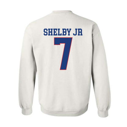 LA Tech - NCAA Football : Jhamal Shelby Jr - Sports Shersey Crewneck Sweatshirt-1
