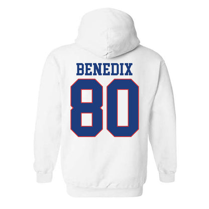 LA Tech - NCAA Football : Dane Benedix - Sports Shersey Hooded Sweatshirt-1