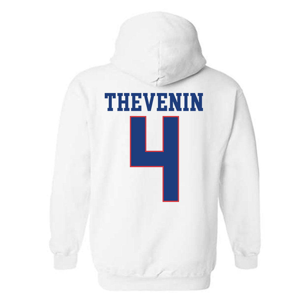 LA Tech - NCAA Football : Clay Thevenin - Sports Shersey Hooded Sweatshirt-1