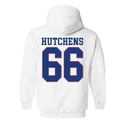 LA Tech - NCAA Football : Will Hutchens - Sports Shersey Hooded Sweatshirt-1