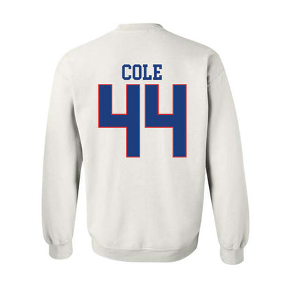 LA Tech - NCAA Football Legends : Adrien Cole - Sports Shersey Crewneck Sweatshirt-1