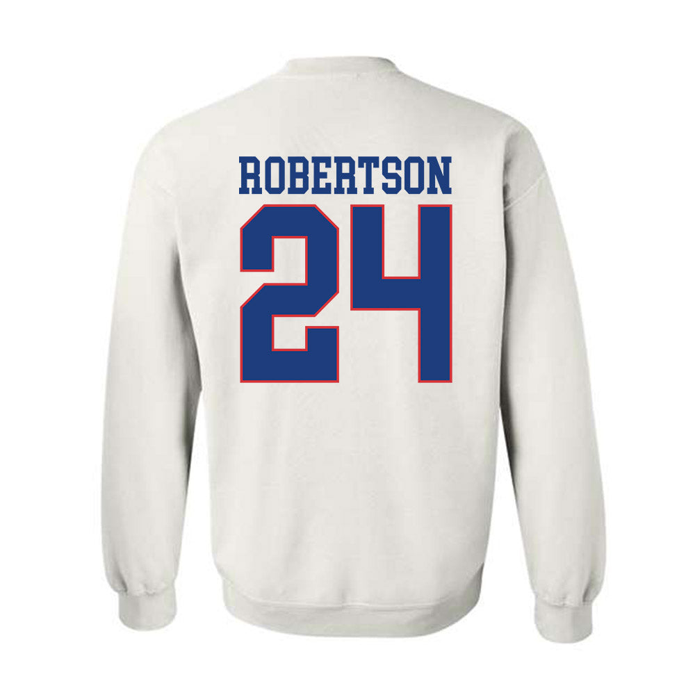 LA Tech - NCAA Football : Fredrick Robertson - Sports Shersey Crewneck Sweatshirt