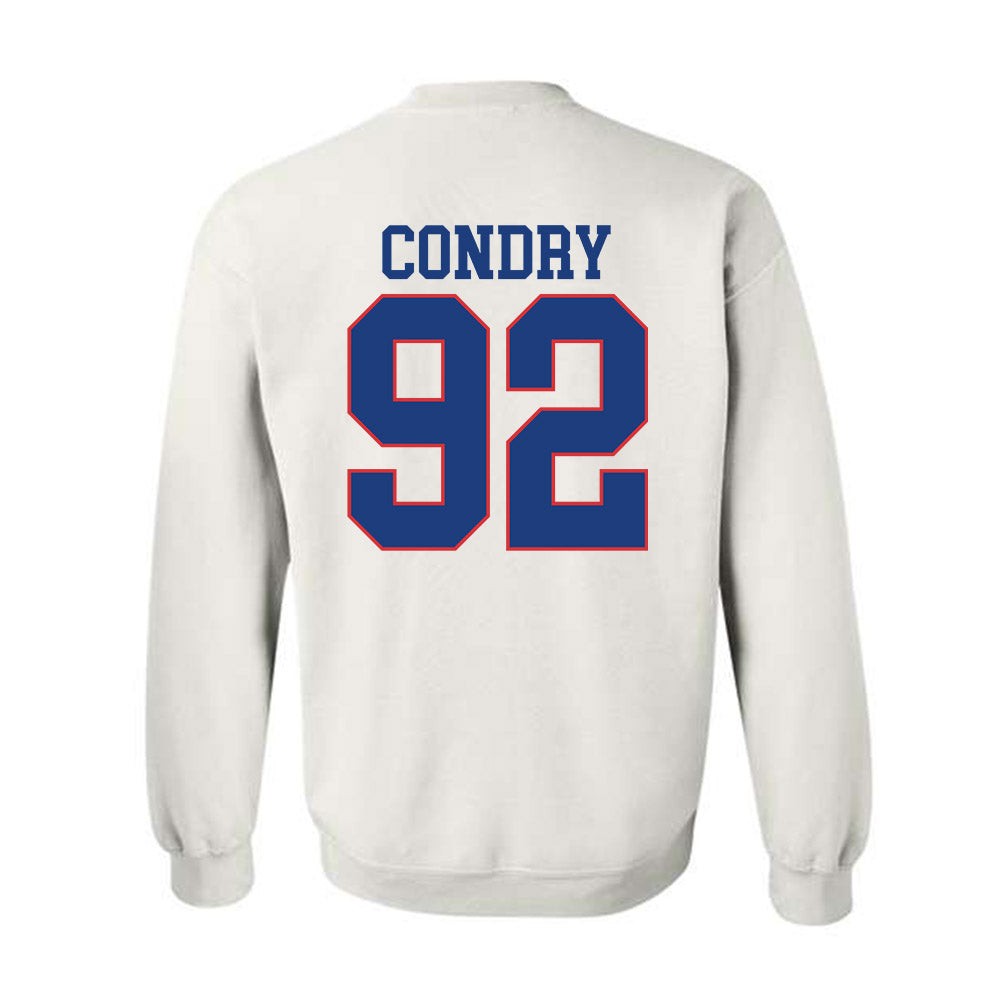 LA Tech - NCAA Football : Sterling Condry - Sports Shersey Crewneck Sweatshirt-1