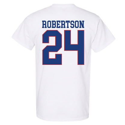 LA Tech - NCAA Football : Fredrick Robertson - Sports Shersey T-Shirt