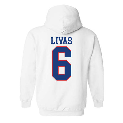 LA Tech - NCAA Football Legends : Phillip Livas - Sports Shersey Hooded Sweatshirt-1