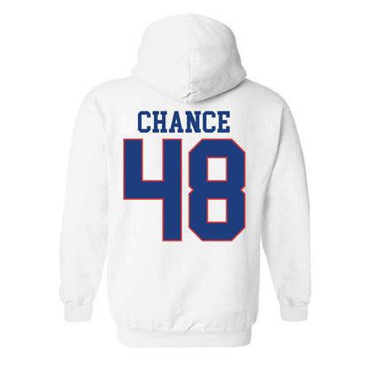 LA Tech - NCAA Football : John Hoyet Chance - Sports Shersey Hooded Sweatshirt-1