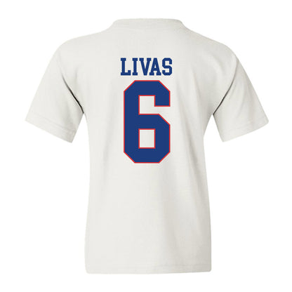LA Tech - NCAA Football Legends : Phillip Livas - Sports Shersey Youth T-Shirt-1