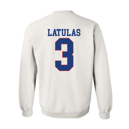 LA Tech - NCAA Football : Dedrick Latulas - Sports Shersey Crewneck Sweatshirt-1