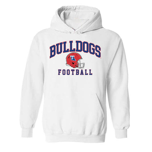 LA Tech - NCAA Football : Trent Sims - Sports Shersey Hooded Sweatshirt-0