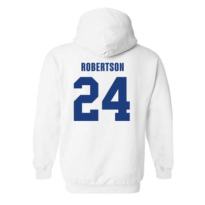 LA Tech - NCAA Football : Fredrick Robertson - Classic Shersey Hooded Sweatshirt