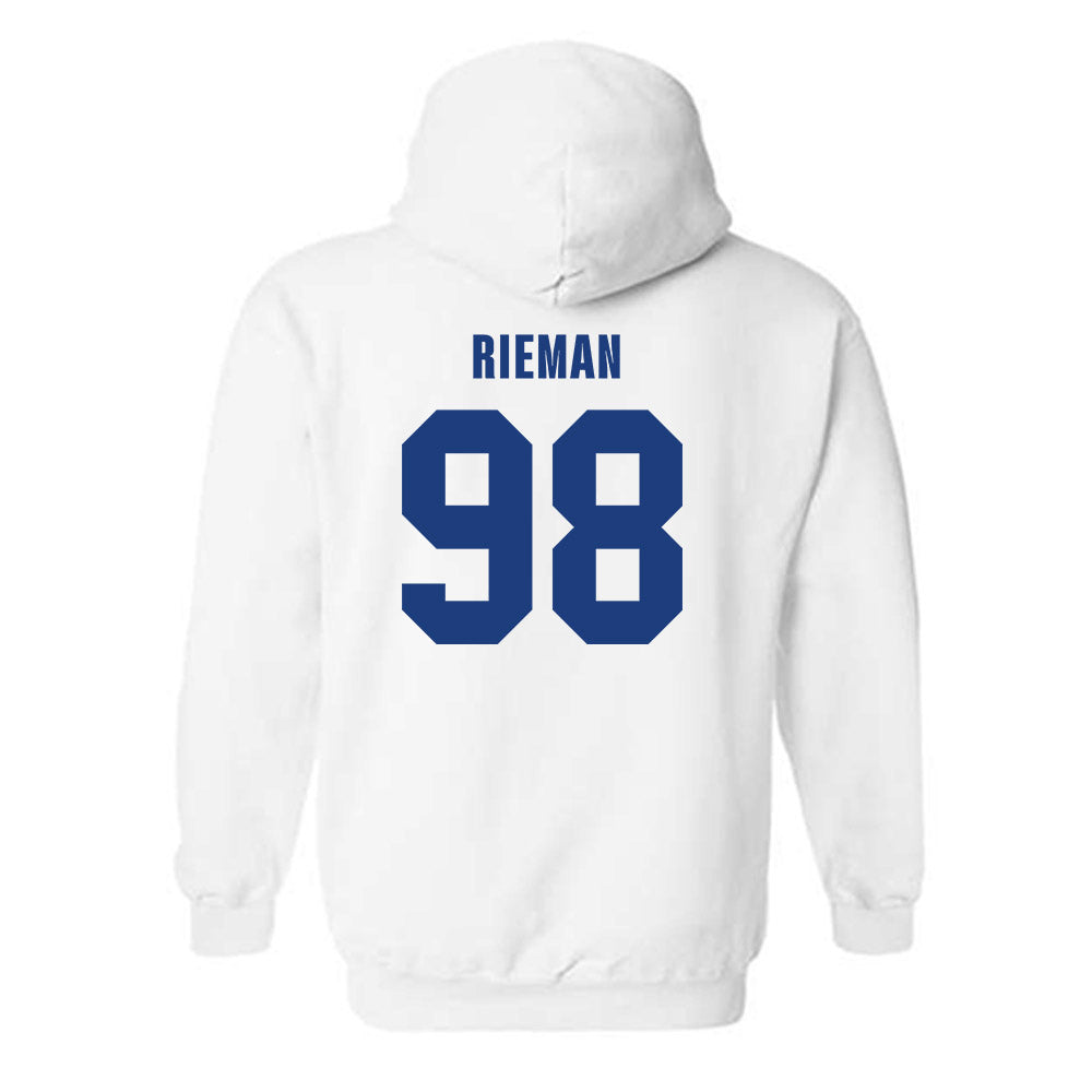 LA Tech - NCAA Football : Donovan Rieman - Classic Shersey Hooded Sweatshirt-1