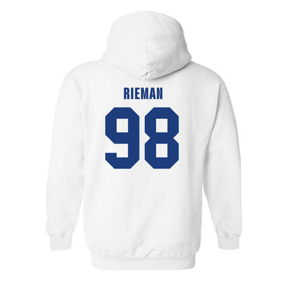 LA Tech - NCAA Football : Donovan Rieman - Classic Shersey Hooded Sweatshirt-1