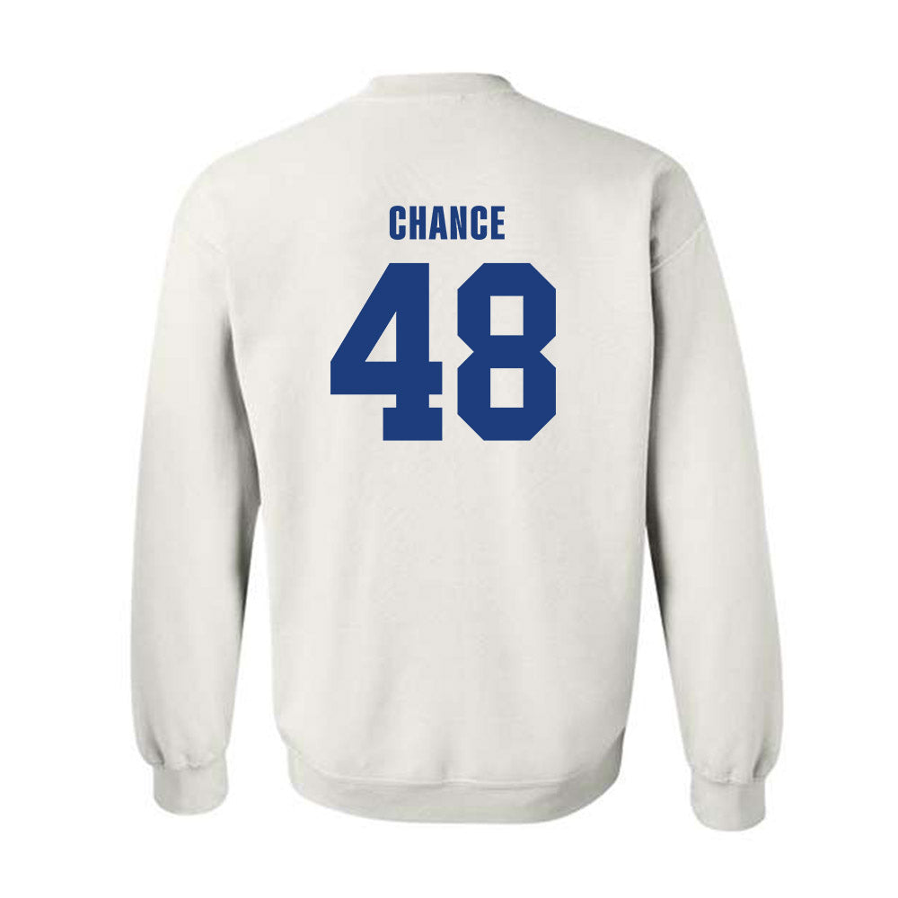 LA Tech - NCAA Football : John Hoyet Chance - Classic Shersey Crewneck Sweatshirt-1