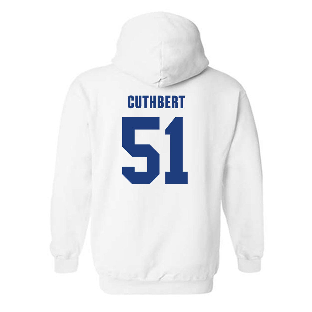 LA Tech - NCAA Football Legends : Josh Cuthbert - Classic Shersey Hooded Sweatshirt-1