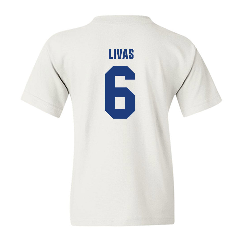 LA Tech - NCAA Football Legends : Phillip Livas - Classic Shersey Youth T-Shirt-1