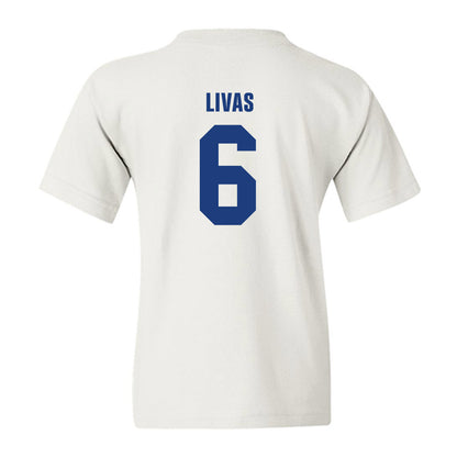 LA Tech - NCAA Football Legends : Phillip Livas - Classic Shersey Youth T-Shirt-1