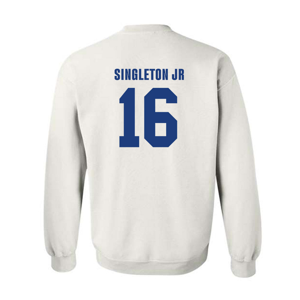 LA Tech - NCAA Football : Marques Singleton Jr - Classic Shersey Crewneck Sweatshirt-1