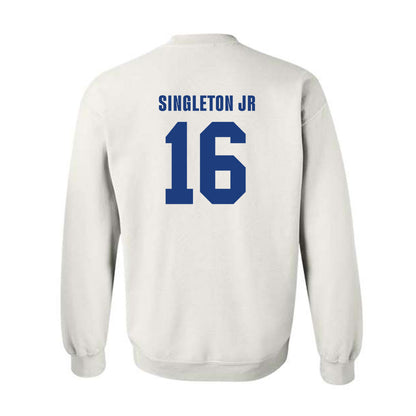 LA Tech - NCAA Football : Marques Singleton Jr - Classic Shersey Crewneck Sweatshirt-1
