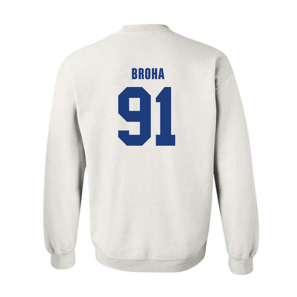 LA Tech - NCAA Football Legends : Matthew Broha - Classic Shersey Crewneck Sweatshirt-1