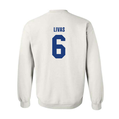 LA Tech - NCAA Football Legends : Phillip Livas - Classic Shersey Crewneck Sweatshirt-1