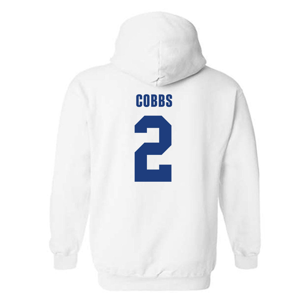 LA Tech - NCAA Football : Josh Cobbs - Classic Shersey Hooded Sweatshirt-1
