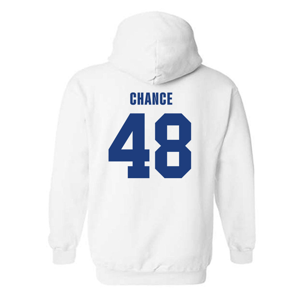 LA Tech - NCAA Football : John Hoyet Chance - Classic Shersey Hooded Sweatshirt-1